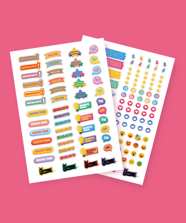 PACK DE STICKERS PARA ORGANIZAR Y DECORAR